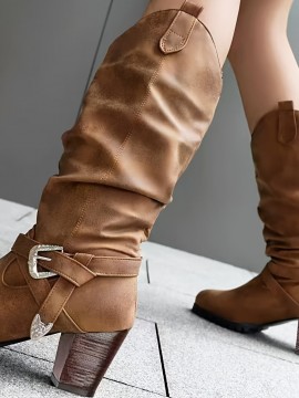 新作 厚底ヒール レディースブーツ 020-6