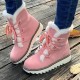 厚底スノーブーツ