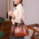 女性用大容量マルチレイヤー多機能シングルショルダークロスボディバッグ、新作ファッションレディースハンドバッグ