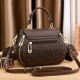 Vintage PUクロスボディバッグ、レトロショルダーバッグ、女性のファッションハンドバッグ＆サッチェルパース