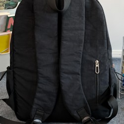 かわいいスター装飾バックパック、プレッピーカレッジスクールデイパック、旅行通勤ナップザック&ラップトップバッグ