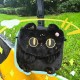 かわいいカートゥーンアンダーソン猫刺繍ぬいぐるみバックパック - 女性用ファッショナブルなクロスボディバッグ、ジップクロージャー付き