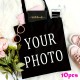 10個のカスタム写真トートバッグ - ご自身のアートワークを入れた個性的なキャンバスバッグ - 子供の絵画、母の日ギフトに最適 - 手洗い可能なポリエステル、開閉式デザインなし